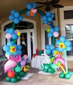 Alice in Wonderland Balloon Decor Feature